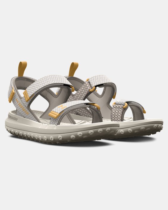 Unisex UA Fat Tire Hiking Sandals in Gray image number 3
